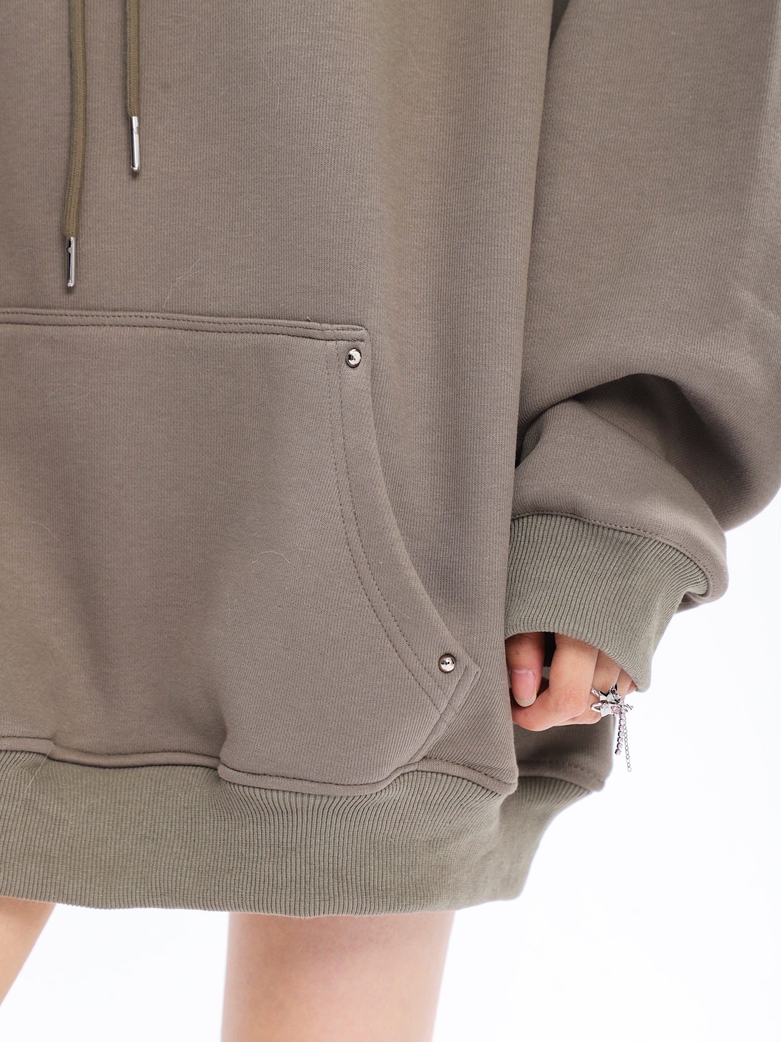 Design Inspired Metal Hooded Hoodie - Robbe Digi.com