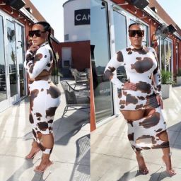 Weird Puss Hollow Out Women Irregular Hole Maxi Dresses Skinny Full Sleeve Skinny o-Neck Activewear Party Prom Club Street Style - Robbe Digi.com