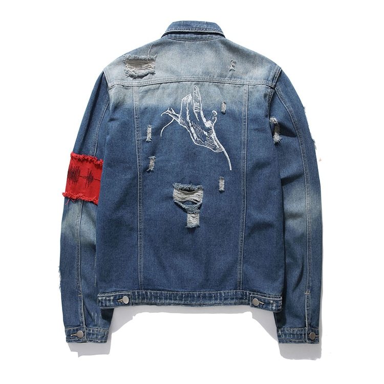Denim jacket embroidery denim - Robbe Digi.com