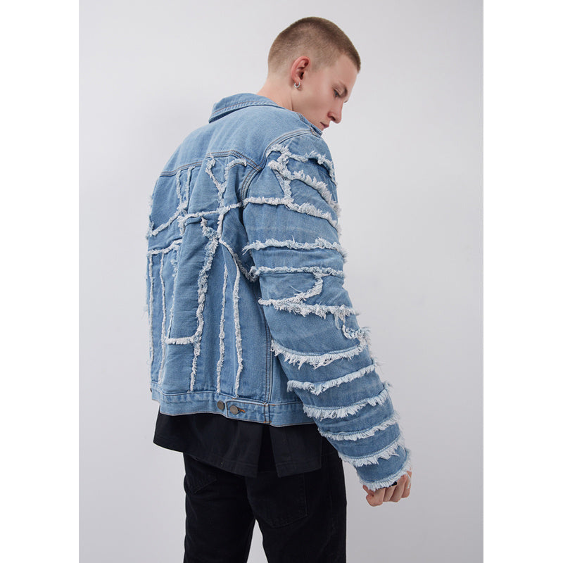 Casual denim jacket denim - Robbe Digi.com