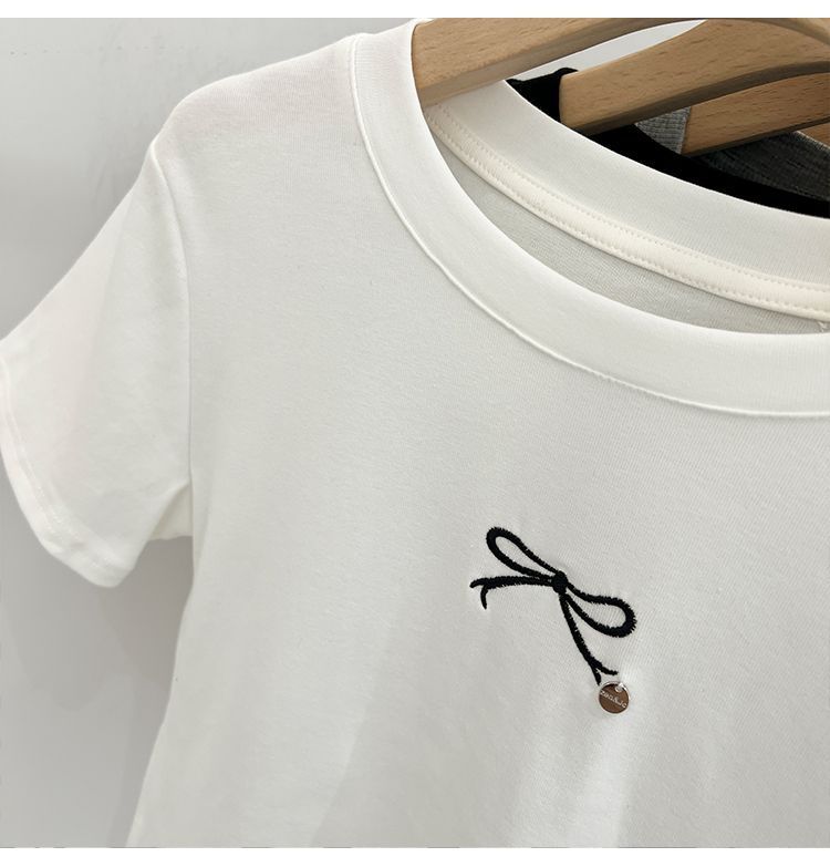 Bow Print Chic Chic Cropped Top - Robbe Digi.com