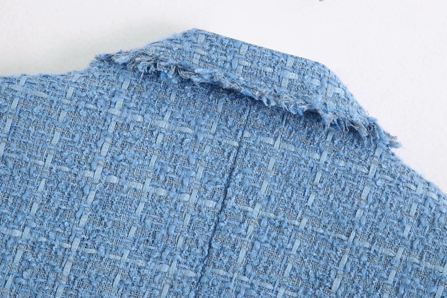 Retro loose suit tweed women's blazer jacket casual women streetwear - Robbe Digi.com