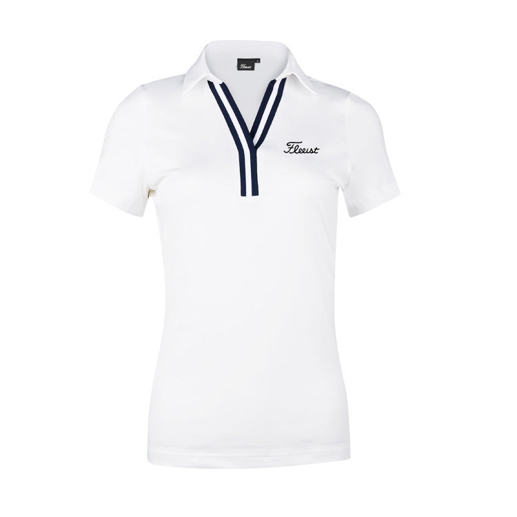 Golf Apparel Women's Tops Slim-fit Breathable Quick-drying Tops For Ladies - Robbe Digi.com