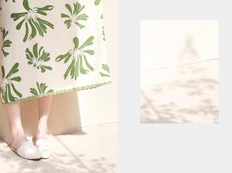 Pajamas Spring And Summer Summer Cotton Gauze Cotton - Robbe Digi.com