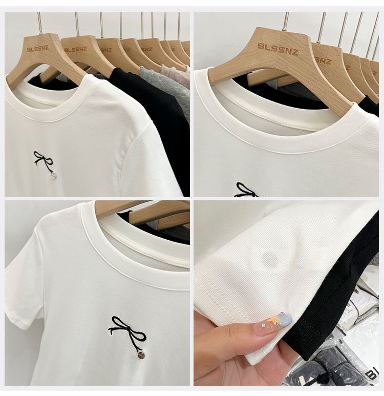 Bow Print Chic Chic Cropped Top - Robbe Digi.com