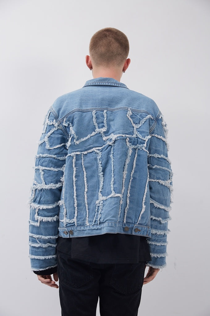 Casual denim jacket denim - Robbe Digi.com