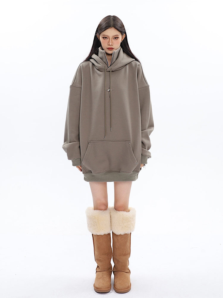 Design Inspired Metal Hooded Hoodie - Robbe Digi.com