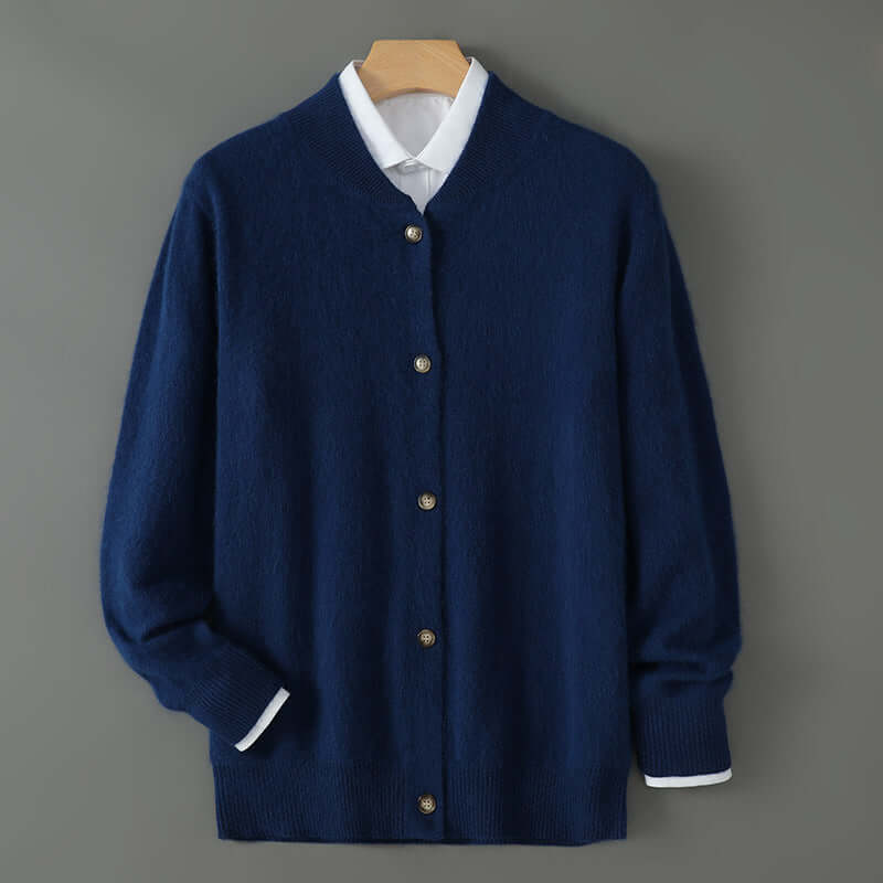 Casual Plus Size Outer Wear Men's Dehaired Angora Sweater - Robbe Digi.com
