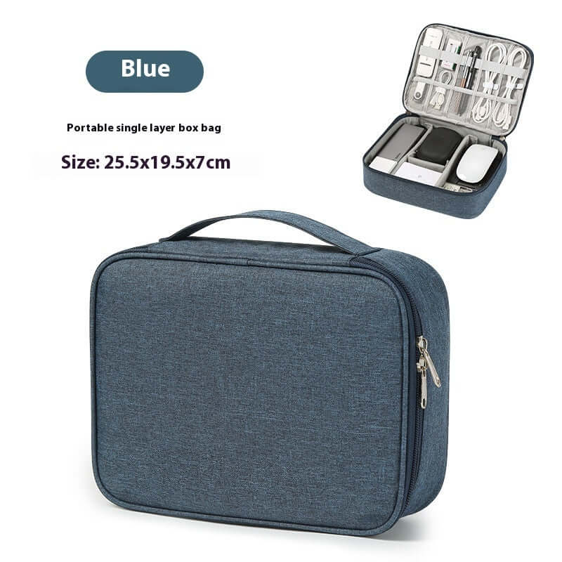 Data Cable Storage Bag Mobile Power Box Travel Portable Digital Accessories Organizing Folders - Robbe Digi.com