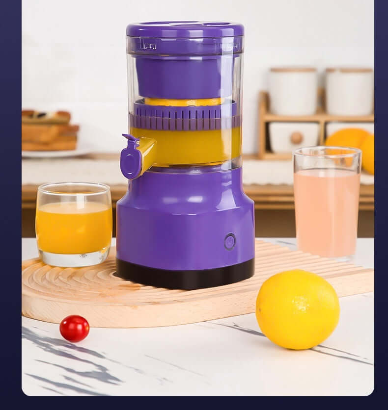 Electric Orange Juicer Lemon Juicer Squeezer Usb Rechargeable Citrus Juicer Machines Usb Rechargeable Portable Blender Kitchen Gadgets - Robbe Digi.com
