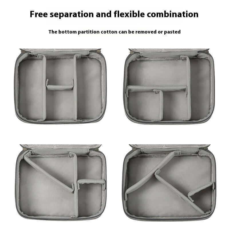 Data Cable Storage Bag Mobile Power Box Travel Portable Digital Accessories Organizing Folders - Robbe Digi.com