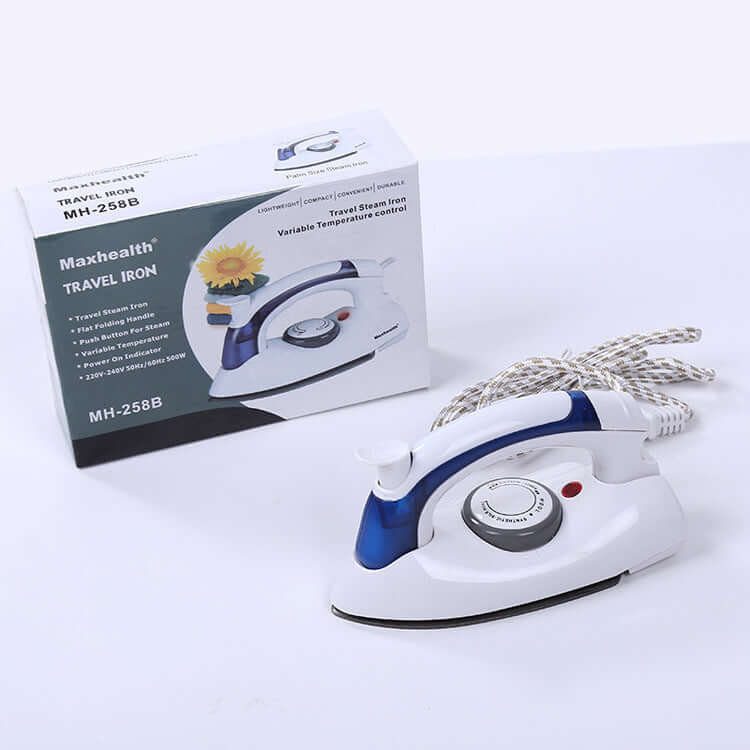 Folding travel home steam iron