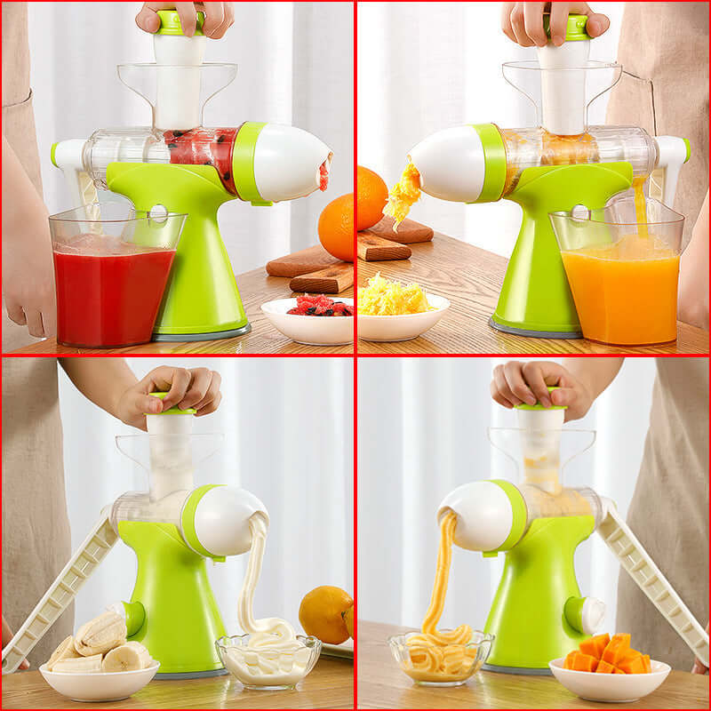 Manual Juicer, Small Household Juicer, Squeeze Lemon Orange Juice, Hand-Cranked Juice, Squeeze Deep-Fried Juice Artifact - Robbe Digi.com