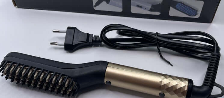 Multifunctional Hair Straightener Hair Comb Brush Men Beard Straightener Straightening - Robbe Digi.com