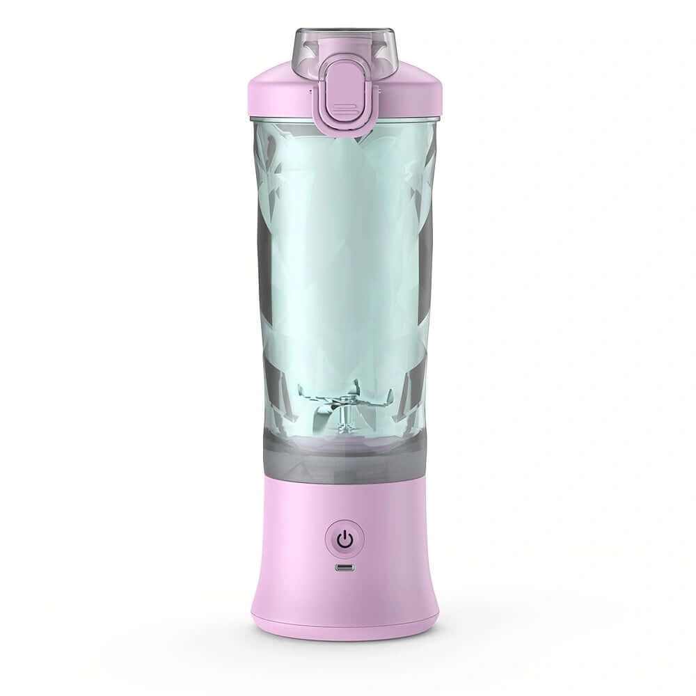 Portable Blender 600ML Electric Juicer Fruit Mixers 4000mAh USB Rechargeable Smoothie Mini Blender Personal Juicer Colorf - Robbe Digi.com