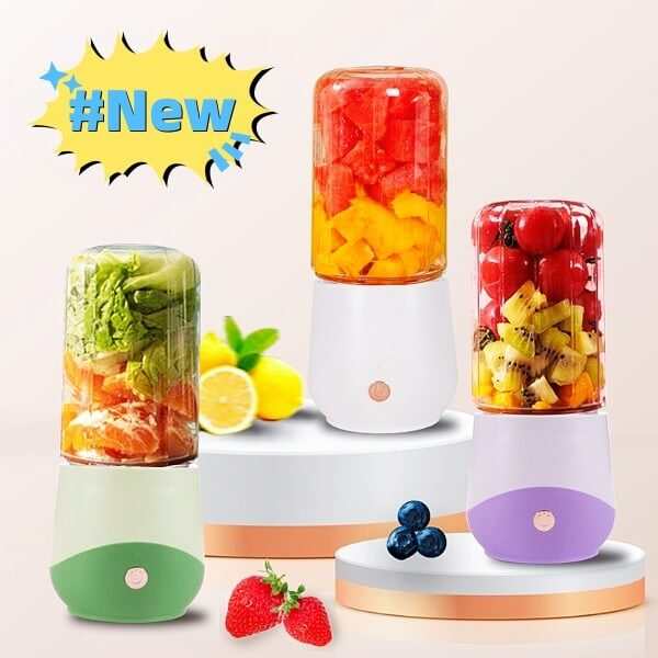 Kitchen Blender Cup Personal Blender Mini Fruit Juicer Mixer Portable Electric Juicer For Smoothie Fruit Juice Milk Shake - Robbe Digi.com