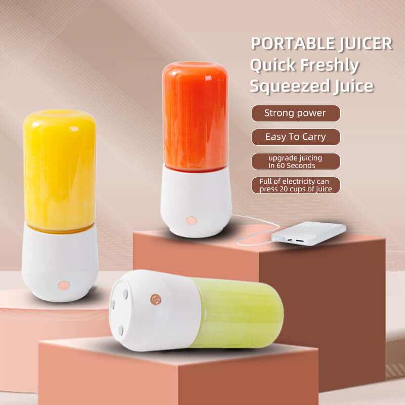 Kitchen Blender Cup Personal Blender Mini Fruit Juicer Mixer Portable Electric Juicer For Smoothie Fruit Juice Milk Shake - Robbe Digi.com