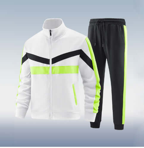 Trend Casual Two-piece Suit Long Sleeve Trousers Suit - Robbe Digi.com