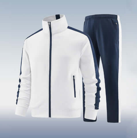 Trend Casual Two-piece Suit Long Sleeve Trousers Suit - Robbe Digi.com