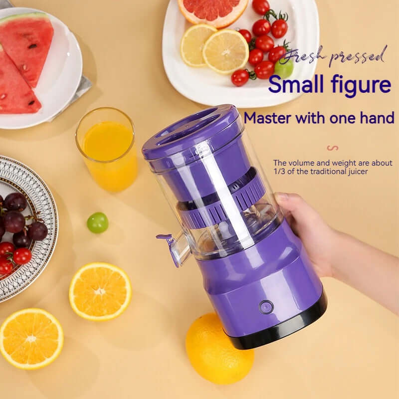 Electric Orange Juicer Lemon Juicer Squeezer Usb Rechargeable Citrus Juicer Machines Usb Rechargeable Portable Blender Kitchen Gadgets - Robbe Digi.com