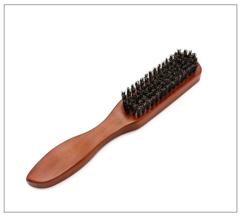 Wooden Handle Pig Bristle Brush Cleaning Broken Hair Brush Hair Salon Tool - Robbe Digi.com